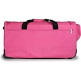 thumbnail image 2 of Mavii Dance Bag with Garment Rack, Dance Duffel-Wheeled 28 Inch Collapsible Bag, Lightweight Aluminum Rack, Hot Pink, 2 of 7