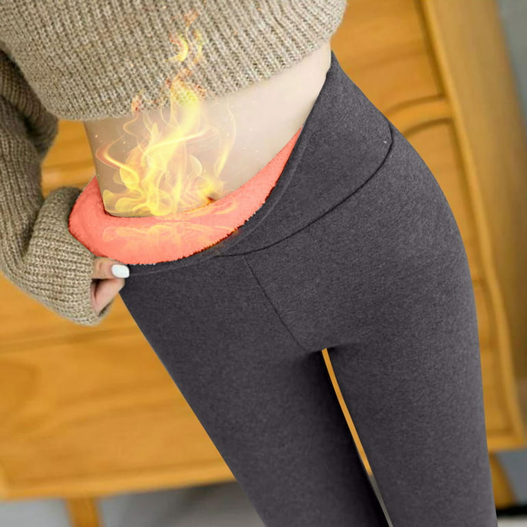 Daznico Womens Warm Pants Tight Pants High Women Trousers Warm