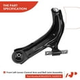 thumbnail image 6 of A-Premium 4Pcs Front Suspension Kit Lower Control Arm and Ball Joint Assembly Sway Bar Link Compatible with Nissan Sentra 2007-2012 2.0L 2.5L, 6 of 9