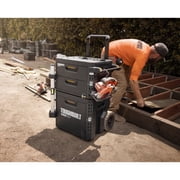 ToughBuilt StackTech 1-Drawer Rolling Locking Box, Portable Tool Storage & Organizer