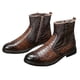 thumbnail image 1 of Men's Retro High-top Business Boots With Warm Plush Lining & Side Zip 26s, 1 of 5