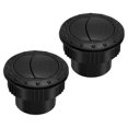 thumbnail image 1 of Garneck 2pcs 60mm Dashboard Air Vent Outlet Air Conditioning Deflector Side Roof For Car Rv Atv A1176 (black) Universal Outlet, 1 of 5