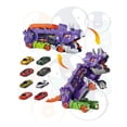 thumbnail image 1 of PINGÜE® City & Speed | Pista Dino Track para Niños | Set de Transporte y Almacenamiento | Alta Velocidad | Para Vehículos 1:64 | Morado | Tamaño 63x14x31 | Juguetes Niños estilo Hot Wheels., 1 of 7