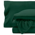 thumbnail image 1 of Bare Home Cozy Fleece Sheet Set - Extra Plush Polar Fleece - Deep Pocket - King, Forest Green, 1 of 8