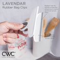 thumbnail image 4 of HAHDAXIA Cook With Color Bag Clips, 4 Large Heavy Duty Chip Clips for Food Storage with Air Tight Seal Grip for Snack Bags and Food Bags, Jumbo Food Clips (Lavender), 4 of 4