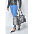 thumbnail image 3 of Sac de Voyage Jacquard Noir et Blanc, 3 of 12
