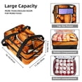 thumbnail image 3 of Thanksgiving Double Layered Insulated and Refrigerated Lunch Bag with Two Compartments and Large Capacity - 7.1x11.4x16.1 Inches - Hand Carry Meal Bag, 3 of 6