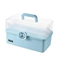 thumbnail image 1 of Portable First Aid , Container, Emergency Storage Box Organizer for Home Family Emergency Tool - -Tier -Tier, 1 of 7