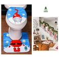 thumbnail image 5 of Mdesiwst 1set Christmas Decor Toilet Seat Cover, Xmas Bathroom Sets for Home Travel, 5 of 8