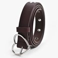 thumbnail image 3 of SWSMCLT Women's PU Fashion Belts For Dress Faux Leather Belt Punk Rock Metal Wide Steampunk Winter Casual Coffee One Size, 3 of 3