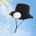 thumbnail image 1 of Sombrero de Refrigeración con Ventilador Yinane Negro, 1 of 5