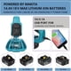 thumbnail image 3 of Ventilador Multifunción con Luz LED, Ventilador Inalámbrico de Mano para Lugar de Trabajo Makita Bosch DeWalt Milwaukee Batería de Litio de 14,4-18 V para Exteriores y Emergencias, Control Remoto, 3 Modos, Temporizador, 3 of 18