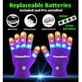 thumbnail image 4 of The Noodley LED Gloves for Kids Light Up Toy Costume Accessory for Children, Teens, Boys & Girls, 4 of 10