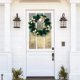 thumbnail image 5 of Artificial Winter Wreath Christmas Wreath Artificial Hanging Wreath Suitable For Front Door Fireplace Stair Railing Christmas Party Decoration, 5 of 6