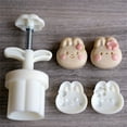 thumbnail image 4 of Mid-Autumn Festival Hand Pressure Mold Cherry-Rabbit Mold Stamps Mold Biscuits Making Tool, 4 of 9