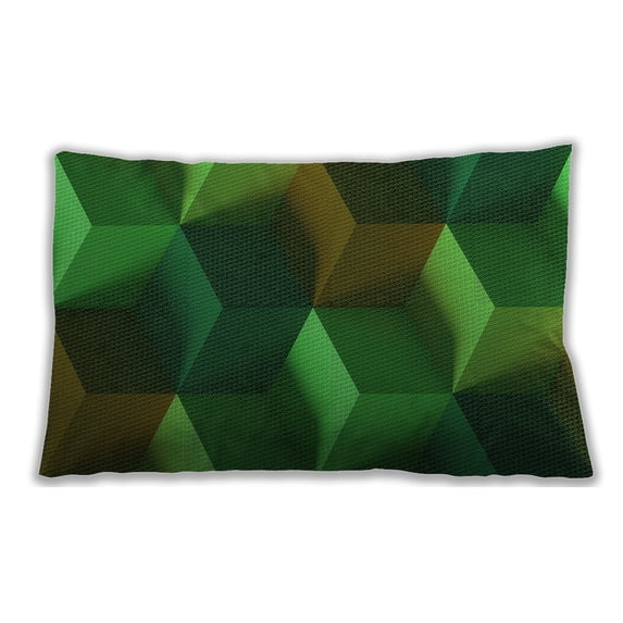 Ahgly Company Outdoor Rectangular Contemporary Lumbar Throw Pillow, 13 inch by 19 inch