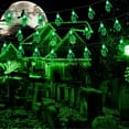 thumbnail image 5 of FL 30 LED Halloween String Lights, Cute Battery Operated Ghost String Lights Indoor  Fireplace Party Porch Room Halloween Decorations, 5 of 7