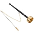 thumbnail image 4 of Meditation Chime Qing Bell Qing Instrument Musical Tibetan Hand Sound Copper Temple Energybuddhism Percussion, 4 of 7