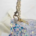 thumbnail image 6 of Purse for Women Shiny Sequin Glitter Evening Hand Bags Shoulder Bags for Women (White One Size), 6 of 8