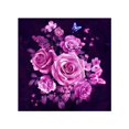 thumbnail image 1 of DIY Rose Butterfly Cross Stitch Color Flower Needlework 5D Resin Diamonds Embroidery Painting Picture, 1 of 10