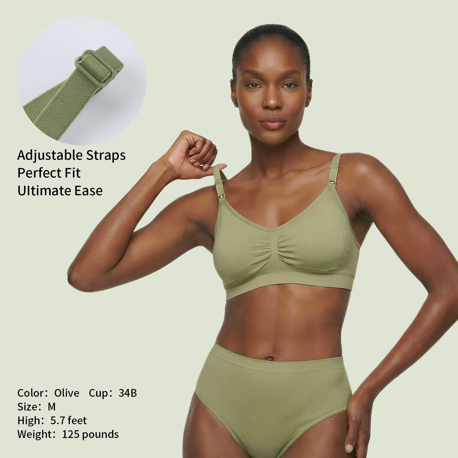 Under Control Seamless Wireless Nursing Bra, 4-Pack XL Size