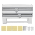 thumbnail image 2 of Distributeur de Film Alimentaire, Fixation Murale avec Vis pour Maison Kaki, Gris Bleu, Blanc, 2 of 8