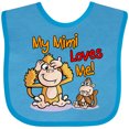 thumbnail image 3 of Inktastic My Mimi Loves Me Monkey Boys or Girls Baby Bib, 3 of 4