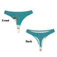 thumbnail image 3 of Balery Colorful Greek Windmills Tangas de Algodón para Mujer con Estampado – Ropa Interior Sexy, Transpirable, G-string-X-Large, 3 of 6