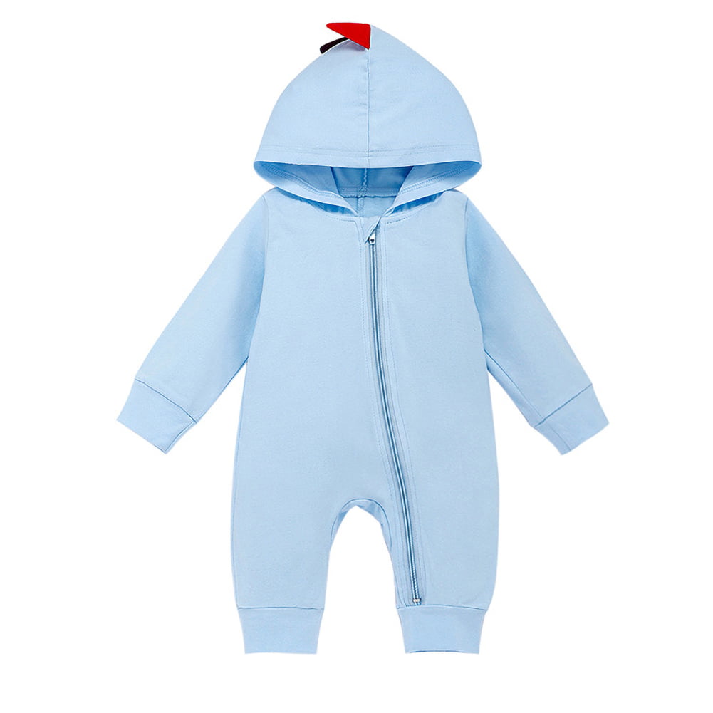 Details about   Newborn Baby Kid Boy Girl Dinosaur Hooded Romper Jumpsuit Soft Clothes Outfit 