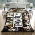 thumbnail image 4 of Couples Gifts Custom Blankets with Photos and Text Multiple Colors Sizes Soft Flannel Blankets Valentines Day Gifts, 4 of 6