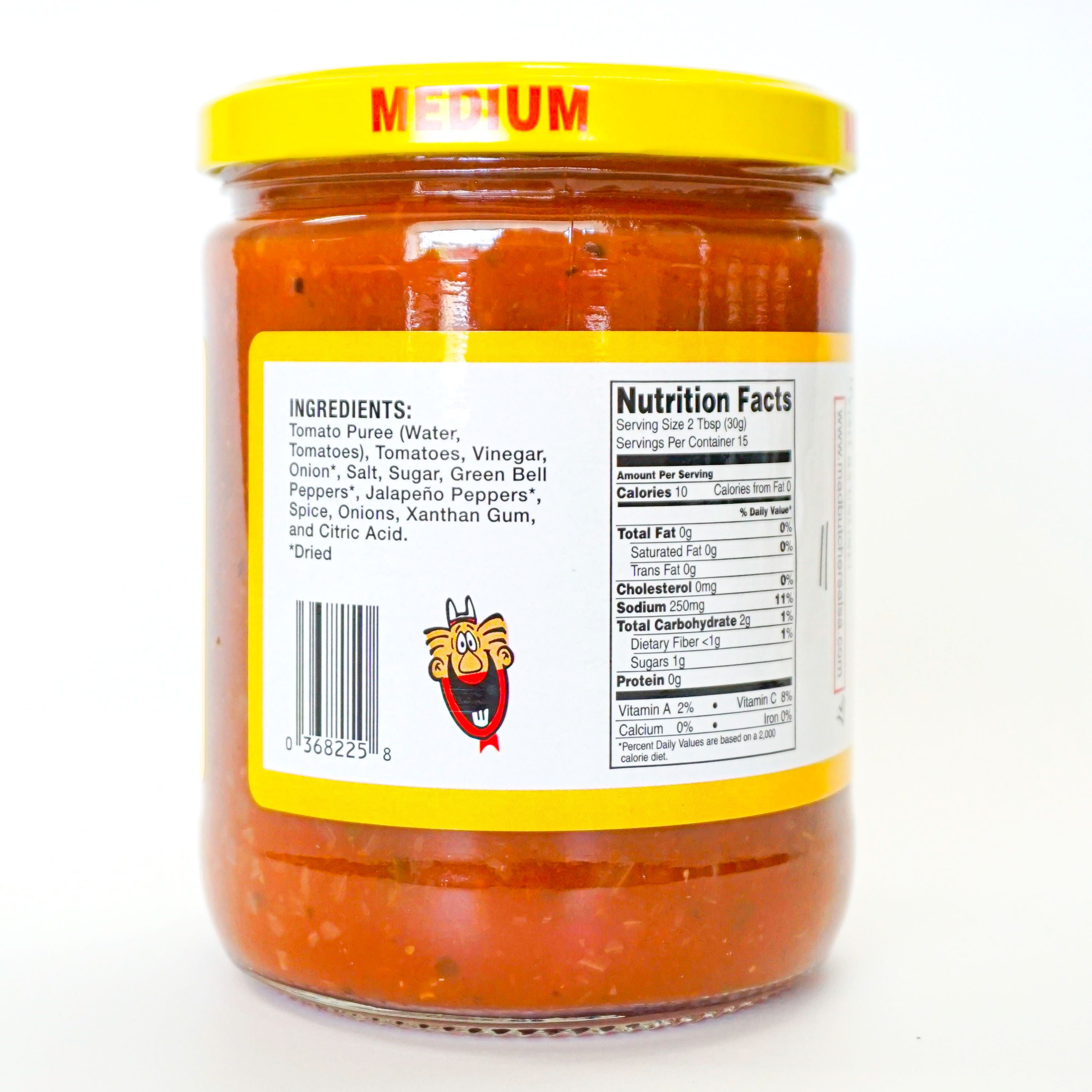 (3 pack) The Mad Butcher's Private Blend Medium Salsa, Gluten Free, Shelf-stable, 16 oz Jar