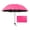 Hot Pink, variant on Blue Manual Open 8 Ribs Sun Umbrella Water Activated Flower Coated Protection Folding Parasol 6 Colors Portable Rain Umbrella