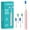 Pink, variant on COSLUS Sonic Electric Toothbrush for Kids & Adults,5 Modes 3 Intensity Levels for Sensitive Teeth & Braces,2 Types of Brush Heads for Home Black