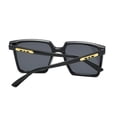 thumbnail image 3 of YVNAURA Classic Square Polarized Sunglasses for Women Men Under $8 Retro Trendy Sunnies with UV400 Lightweight Vintage Eyewear for Driving Beach Outdoor Daily Wear, 3 of 5