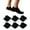 Black, variant on 12 Pairs Low Cut Ankle Socks for Women No Show Casual Breathable Athletic Socks Bulk for Sport White One Size