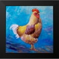 thumbnail image 2 of Atelier B Art Studio 20x20 Black Modern Framed Museum Art Print Titled - Beautiful Rooster, 2 of 5