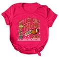 thumbnail image 5 of Pink Women's Short Sleeve T-shirt, Geller Cup Shirt Friends Tv Show Tee Football Trophy Graphic Tee Retro 1996 Geller Bowl Shirt Shirt Funny Thanksgiving Football Shirt,Women's Short sleeve T-shi, 5 of 6
