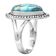 thumbnail image 5 of YoTreasure 12x16 MM Turquoise Ring .925 Sterling Silver, 5 of 8