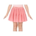 thumbnail image 2 of Cooltree Big Girls High Waisted Ruffled Skort - Pink Mesh Tulle Flowy Skirt with Built-in Shorts Size 10, 2 of 7