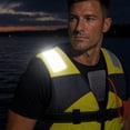 thumbnail image 4 of Adult Life Jacket Yellow 17X22X6 in Reflective Safety Vest with Adjustable Straps and Whistle for Boat Kayak Fishing Watersports, 4 of 8