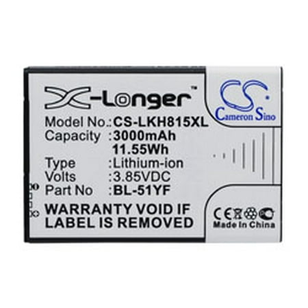 - Replacement for LG MS63 replacement battery