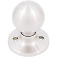 thumbnail image 2 of Ball Door Knob, Dummy (Non-Turning) Latch, Satin Nickel by Stone Harbor Hardware, 2 of 4