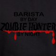 thumbnail image 3 of CafePress - Barista Zombie Hunter By Night Hoodie (Dark) - Pullover Hoodie, Classic, Comfortable Hooded Sweatshirt, 3 of 4
