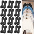 thumbnail image 3 of SHAR Black Mini Waterfall Hanger Hooks - Set of 20, 3 of 5