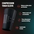 thumbnail image 4 of Thigh Compression Sleeves 1PC Hamstring Quad Wrap Thigh Support For Pulled Groin Muscle Sprains Workouts Sports Recovery Unisex, 4 of 7