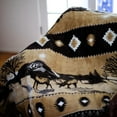 thumbnail image 3 of Denali Home Collection Denali Elk/Chocolate Microplush Blanket, 3 of 3