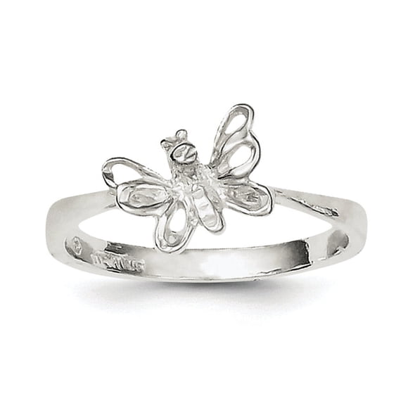 Bague Papillon en Argent Sterling Taille 8