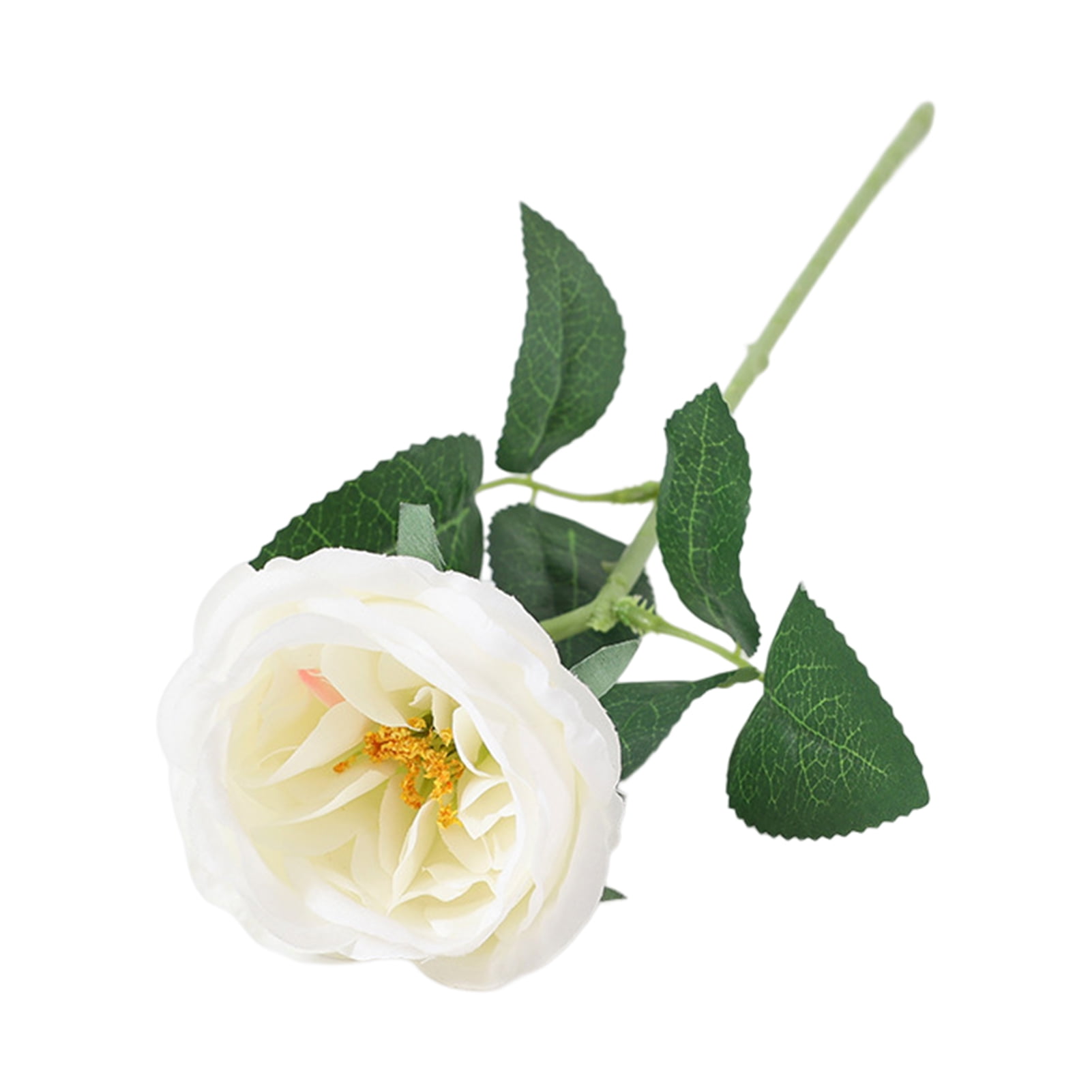 DISHAN Realistic Looking Artificial Flower Curly Petals, Vivid Color