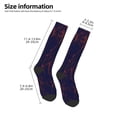 thumbnail image 2 of KLL lightning Print Cool Socks Men's Women's Crew Socks Funny Crazy Novelty Stockings, 2 of 6