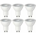 thumbnail image 1 of Ampoule LED Dimmable GU10, Type Spot LED, 6W, Blanc Froid 6000 Kelvin 350 Lumens, Lot de 6, 1 of 5